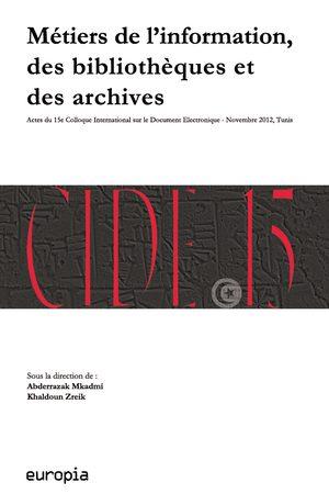 CIDE.15 – Métiers de l'information