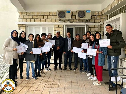 Awarding training certificates